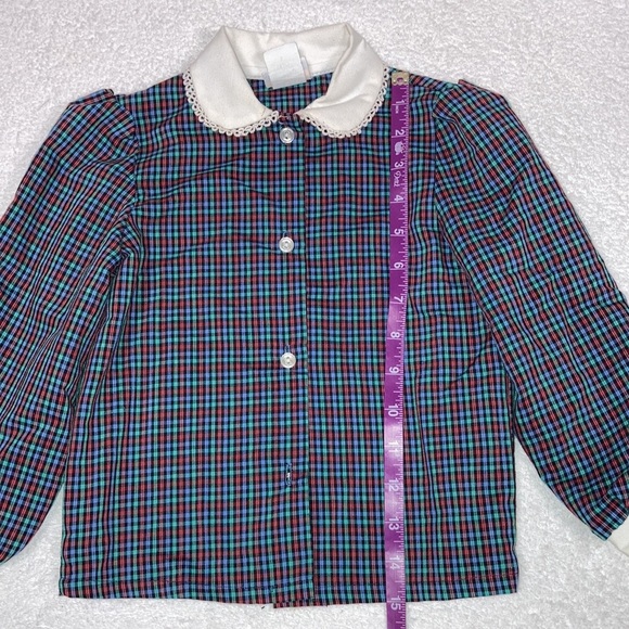 Vintage key to fashion coming thing blouse and skirt set girls size 4 - Picture 3 of 9